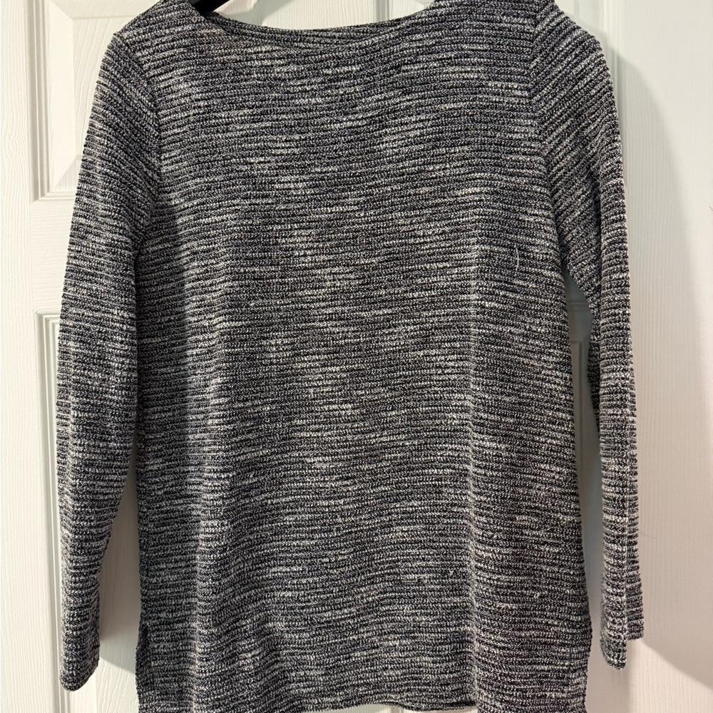 LOFT Black and White Women's Sweater